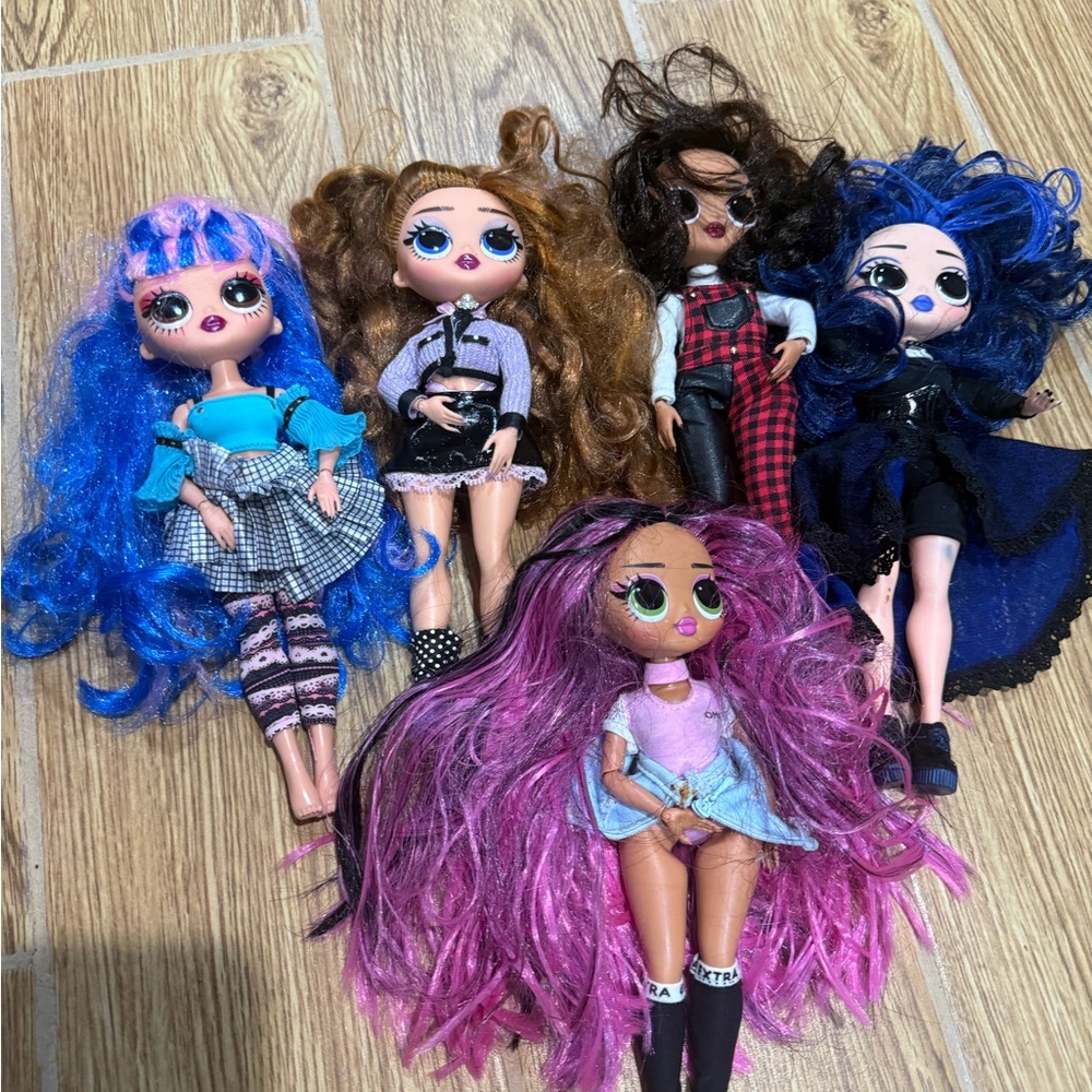 L.O.L. Surprise! Dolls with Blue, Pink, and Brown Hair